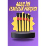 Nemere Ithalat 5 Parça Araç Içi Temizlik Fırçası Araç Içi-Dışı Temizleme Fırça Seti - 1 - Renkli