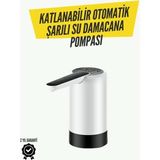 Nemere Ithalat 8000MAH Şarjlı Damacana Su Pompası | Tek Tuşla Otomatik Su Alımı | 40-80 Sn Dolum | Katlanabilir Tasarım - Renkli