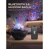 Nemere İthalat Bluetooth Rgb Parti Işığı Hoparlörlü Disko Lambası Mp3 USB ve Hafıza Kartı Destekli Nemere - Çok Renkli