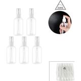 Nemere Ithalat Boş Sprey Şişesi - Plastik - 50 ml - Şeffaf