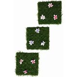 Nemere İthalat Çiçek Desenli Yapay Çim Gider Kapağı - 96X5 cm - Doğal Görünüm Nemere Ithalat - Çok Renkli - 96 x 5 cm