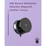 Nemere Ithalat Çift Taraflı Vakum Emme Özellikli 4.7+ Inç Telefon Tutucu – Güvenli Sabitleme - 1 - Renkli