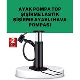 Nemere Ithalat Çok Amaçlı Ayak Pompası Dayanıklı Pratik Hava Pompası - 1 - Renkli