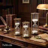 Nemere İthalat Dekoratif Cam Kum Saati 7X16 cm Nemere Ithalat - Çok Renkli - 7 x 16 cm