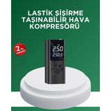 Nemere Ithalat Dijital Lastik Pompası Çok Amaçlı Taşınabilir Kompresör - 1 - Renkli