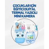 Nemere İthalat Dijital Termal Yazıcılı Mini Kamera – Hd Video & Anında Fotoğraf Çıktısı Nemere Ithalat - Çok Renkli