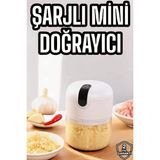 Nemere İthalat El Rondosu Mini Şarjlı Doğrayıcı Taşınabilir 250 ml Nemere Ithalat - Çok Renkli