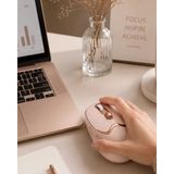 Nemere Ithalat Ergonomik Tasarımlı Kablosuz Mouse Bluetooth ve USB Alıcılı - Çok Renkli