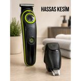 Nemere İthalat Erkek Bakım Seti 5'i 1 Arada 0-10 mm Ayarlanabilir Çok Fonksiyonlu Tıraş Makinesi Nemere Ithala - Renkli
