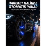 Nemere Ithalat Hareketle Yanan LED Sibop Işığı 4'lü Araç Lastik Lambası