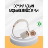 Nemere Ithalat Katlanabilir Asılabilir Fan USB Şarjlı Hafif ve Sessiz Tasarım - Çok Renkli