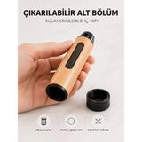 Nemere Ithalat Kokusuz Dumansız Taşınabilir Cep Küllüğü 3 Uçlu Kompakt Ahşap Görünümlü Tasarım
