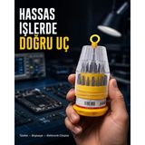 Nemere İthalat Kompakt Tornavida Seti Elektronik Cihaz Tamiri Için Nemere Ithalat - Çok Renkli