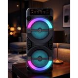 Nemere İthalat Rgb Işıklı Bluetooth Hoparlör Kablosuz Taşınabilir Stereo Speaker Nemere Ithalat - Çok Renkli