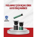 Nemere İthalat Saç Sakal Ense Paslanmaz Çelik T-Bıçak Vücut Tıraş Makinesi Nemere Ithalat - Renkli