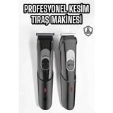Nemere Ithalat Saç Sakal Lazer Epilasyon Öncesi Tüy Kısaltma Makinesi Unısex 4 Taraklı - 1