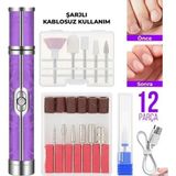 Nemere İthalat Şarjlı Manikür Pedikür Tırnak Bakım Seti Nemere Ithalat