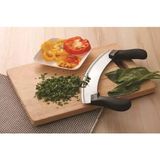 Nemere İthalat Satır Kıyma Bıçağı - Yarım Ay Modeli - Sebze Doğrama Satırı - Pizza Dilimleme Bıçağı - - Çok Renkli