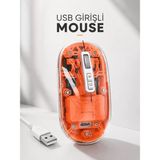 Nemere İthalat Sessiz Kablosuz USB Girişli Mouse Fare Yüksek Performanslı Nemere Ithalat - Çok Renkli