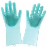 Nemere İthalat Sihirli Isıya Dayanıklı Silikon Çok Amaçlı Bulaşık Eldiven Fırçası Magic Gloves Nemere I - Çok Renkli