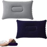 Nemere Ithalat Şişme Kamp ve Yolculuk Yastığı - Ergonomik - Kadife Yüzey