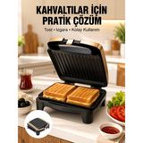Nemere İthalat Tost Makinesi Yapışmaz Plaka 1500 Watt Güçlü Performans Yeni Nesil Nemere Ithalat - Çok Renkli