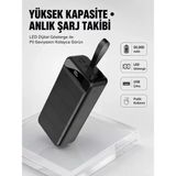 Nemere Ithalat Tüm Cihazlarla Uyumlu 50.000 Mah Powerbank – Yüksek Kapasiteli, LED Gösterge ve Akıllı Koruma Fonksiyonlu