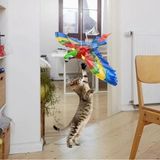 Nemere Ithalat Uçan Papağan Kedi Oyuncağı - Çok Renkli