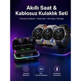 Nemere İthalat Yeni Nesil Akıllı Saat ve Bluetooth Kulaklık Titreşim Bildirimleri Uyku Takibi Nemere Ithalat - Standart - Çok Renkli