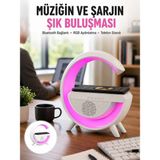 Nemere Ithalat Yeni Nesil Bluetooth Hoparlör Speaker 5.0 Taşınabilir G Şeklinde Powerbankli Yeni Nesil - Çok Renkli
