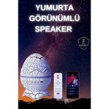 Nemere İthalat Yumurta Şeklinde Su Dalgalı Bluetooth Speaker Lamba Renkli Şarjlı Nemere Ithalat - Çok Renkli