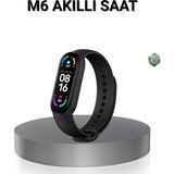 Nemere M6 Akıllı Bileklik – Kalp Atış Uyku ve Adım Takibi IP67 Su Geçirmez USB Bağlantı Özellikleri - Renkli - 1