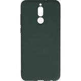 Nemere Mey Ithalat® Huawei Mate 10 Lite Kılıf Nano Içi Kadife Silikon - Koyu Yeşil - Renkli