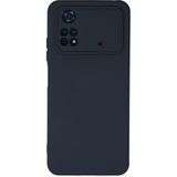 Nemere Mey Ithalat® Poco M4 Pro 4g Kılıf Nano Içi Kadife Silikon - Lacivert - 1 - Renkli