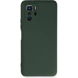 Nemere Mey Ithalat® Poco X3 Gt Kılıf Nano Içi Kadife Silikon - Koyu Yeşil - 1 - Renkli