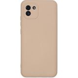 Nemere Mey Ithalat® Samsung Galaxy A03 Kılıf Nano Içi Kadife Silikon - Pudra - 1 - Renkli