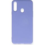 Nemere Mey Ithalat® Samsung Galaxy A20S Kılıf Nano Içi Kadife Silikon - Lila - 1 - Renkli