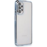 Nemere Mey Ithalat® Samsung Galaxy A23 4g Kılıf Lensli Silikon - Açık Mavi - 1 - Renkli