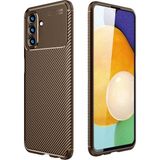Nemere Mey Ithalat® Samsung Galaxy A36 Kılıf Auto Focus Karbon Kapak - Kahverengi - 1 - Renkli