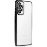 Nemere Mey Ithalat® Samsung Galaxy A73 5g Kılıf Lensli Silikon - Siyah - 1 - Renkli