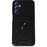 Nemere Mey Ithalat® Samsung Galaxy M34 5g Kılıf Pars Lens Yüzüklü Silikon - Siyah - 1 - Renkli