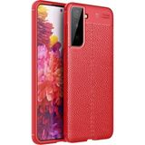 Nemere Mey Ithalat® Samsung Galaxy S21 Plus Kılıf Auto Focus Kapak - Kırmızı - Renkli