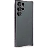 Nemere Mey Ithalat® Samsung Galaxy S22 Ultra Kılıf Lensli Silikon - Siyah - 1 - Renkli