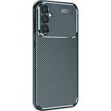 Nemere Mey Ithalat® Samsung Galaxy S24 Fe Kılıf Auto Focus Karbon Kapak - Koyu Yeşil - 1 - Renkli