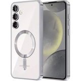 Nemere Mey Ithalat® Samsung Galaxy S24 Kılıf Kross Magneticsafe Kapak - Gümüş - 1 - Renkli