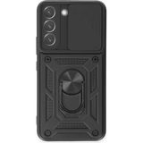 Nemere Mey Ithalat® Samsung Galaxy S24 Kılıf Pars Lens Yüzüklü Silikon - Siyah - 1 - Renkli