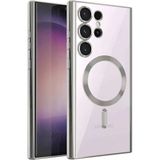 Nemere Mey Ithalat® Samsung Galaxy S24 Ultra Kılıf Kross Magneticsafe Kapak - Gümüş - 1 - Renkli