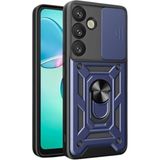 Nemere Mey Ithalat® Samsung Galaxy S25 Kılıf Pars Lens Yüzüklü Silikon - Lacivert - 1 - Renkli