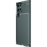 Nemere Mey Ithalat® Samsung Galaxy S25 Ultra Kılıf Auto Focus Karbon Kapak - Koyu Yeşil - 1 - Renkli