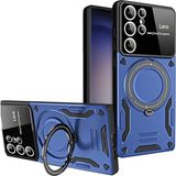 Nemere Mey Ithalat® Samsung Galaxy S25 Ultra Kılıf Joy Lens Standlı Kapak - Lacivert - 1 - Renkli